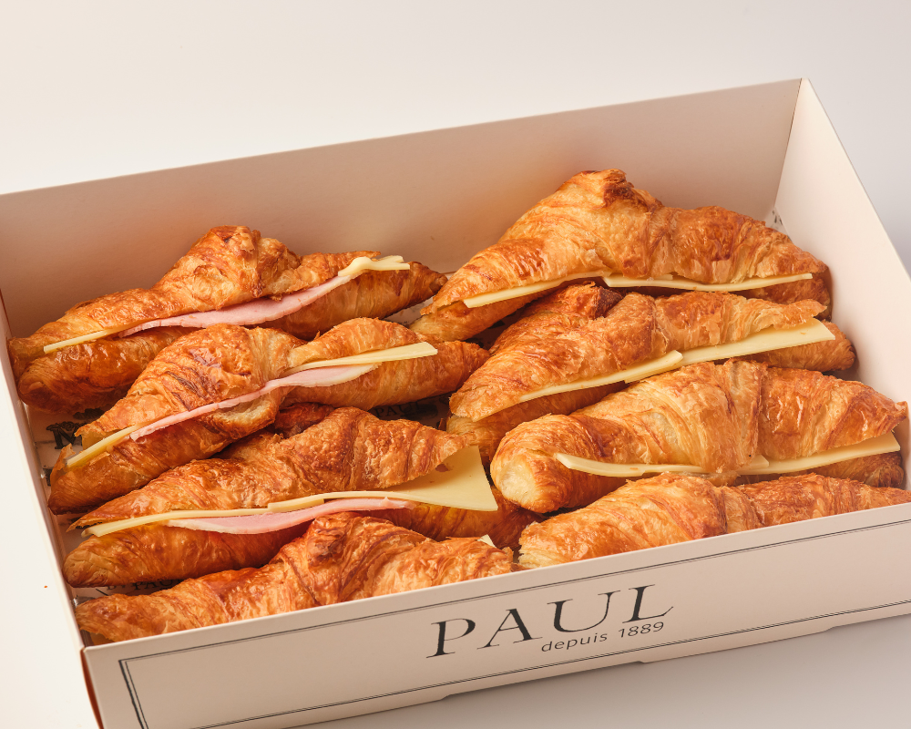 Savoury croissants platter
