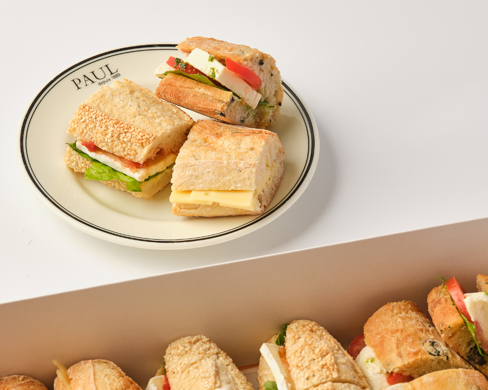 Vegetarian Mini Sandwich Platter x24